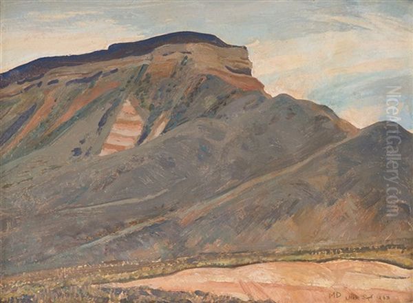 Lava Topped Ridge Oil Painting by Maynard Dixon