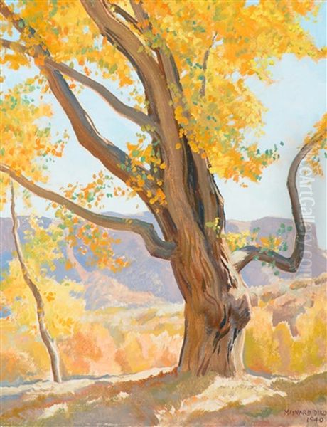 October Morning Oil Painting by Maynard Dixon