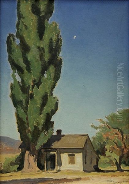 Little Home Oil Painting by Maynard Dixon