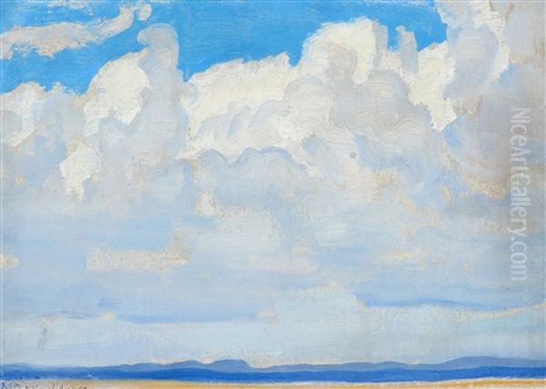 Clouds, New Mexico Oil Painting by Maynard Dixon