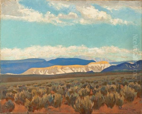 Calico Hills (virgin Valley, Nevada, No. 350) Oil Painting by Maynard Dixon