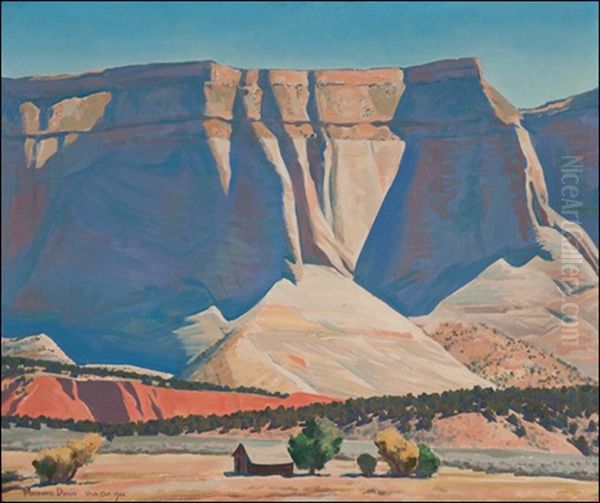 Sculptured Sandstone Oil Painting by Maynard Dixon