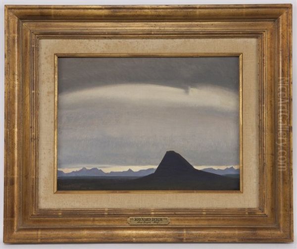 Lone Sugar-loaf, Arizona Oil Painting by Maynard Dixon