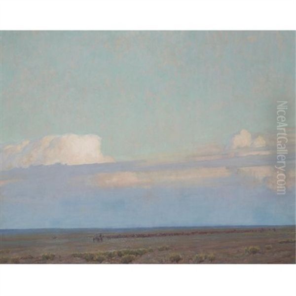 The Prairie Oil Painting by Maynard Dixon