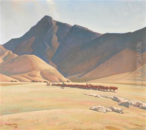 High Hills Of Tehachapi (no. 558) Oil Painting by Maynard Dixon