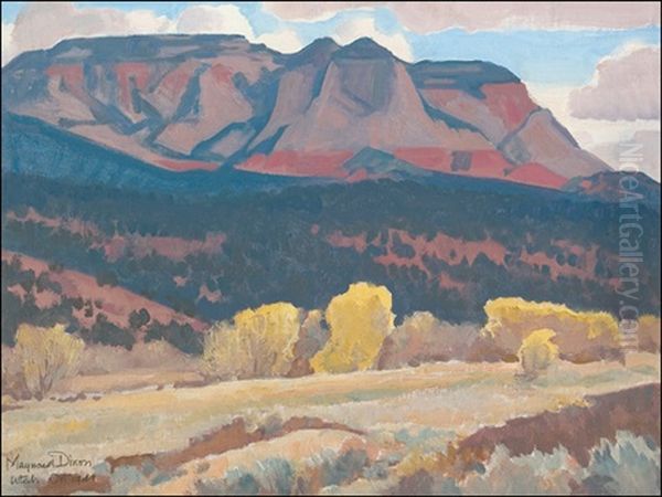 Sungleam And Shadow Oil Painting by Maynard Dixon