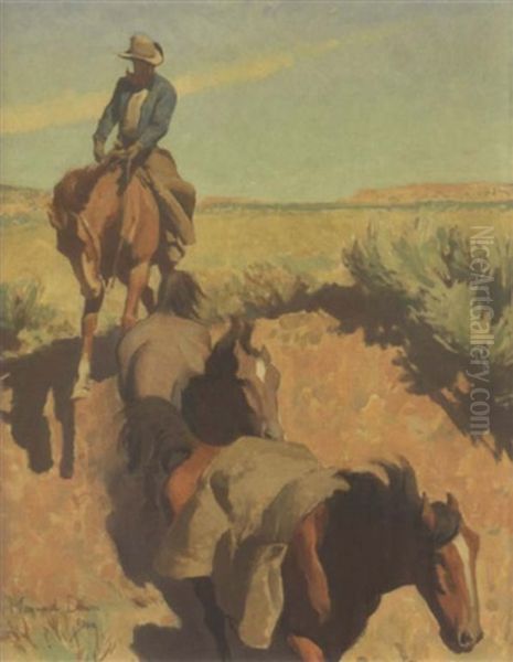 Cut Bank, Tucson Oil Painting by Maynard Dixon