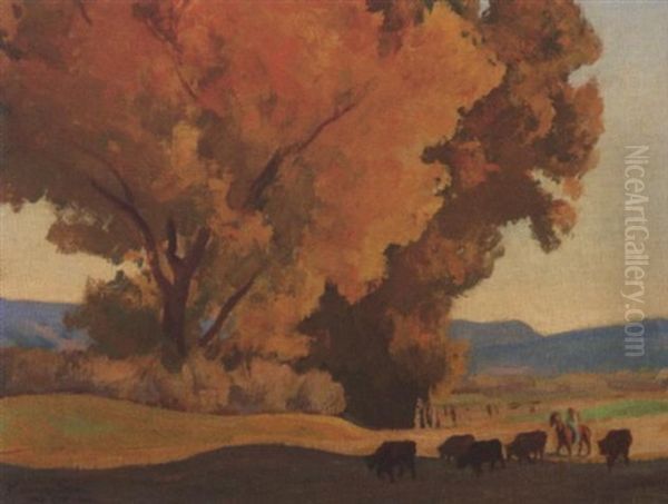 Utah Oil Painting by Maynard Dixon