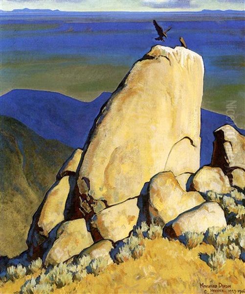 Eagle's Roost Oil Painting by Maynard Dixon