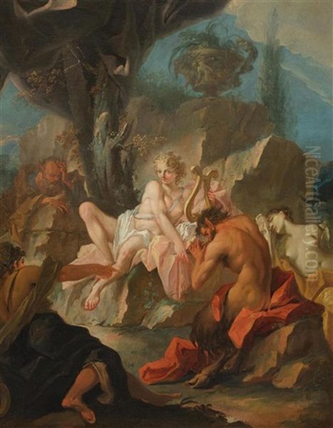 Der Musikalische Wettkampf Von Apollon Und Marsyas Oil Painting by Gaspare Diziani