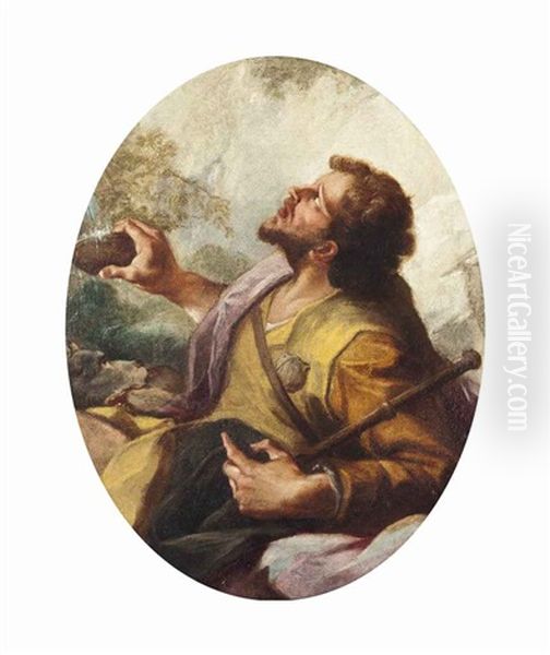 Saint Roch Oil Painting by Gaspare Diziani