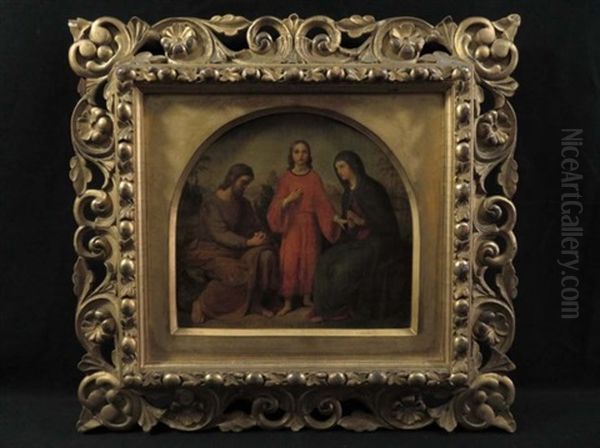 Holy Family Young Jesus Oil Painting by William Charles Thomas Dobson