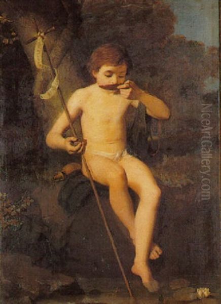 St. John The Baptist Oil Painting by William Charles Thomas Dobson