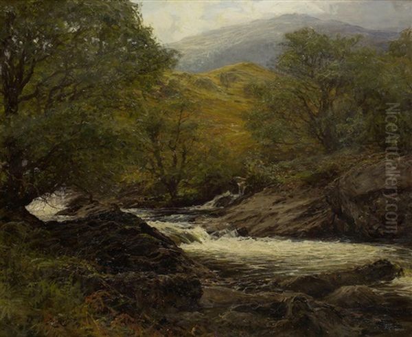 Rob Roy's Burn, Luib Oil Painting by Alexander Brownlie Docharty