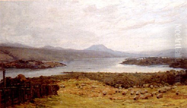 Loch Lomond Oil Painting by Alexander Brownlie Docharty