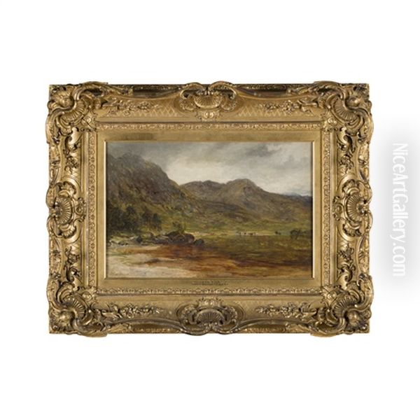 Loch Eilt Oil Painting by James Docharty