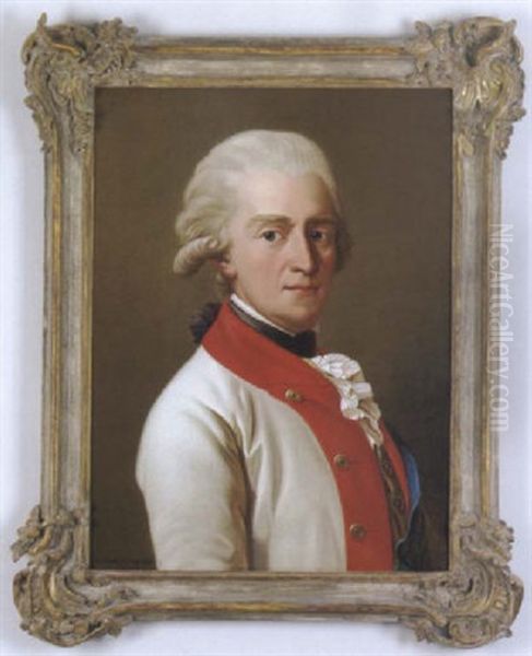 Bildnis Konig Friedrich August I. Von Sachsen Oil Painting by Ludwig Doell