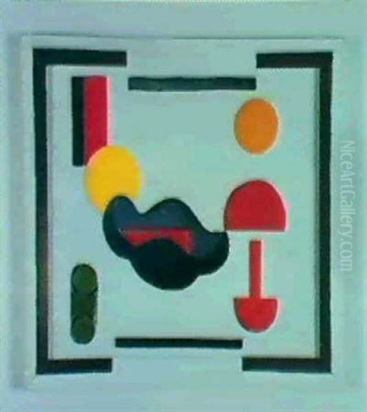 Still Life Oil Painting by Theo van Doesburg