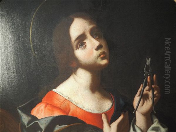 Sainte Apolline Oil Painting by Carlo Dolci