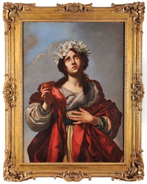 An Allegory Of Sincerity Oil Painting by Carlo Dolci