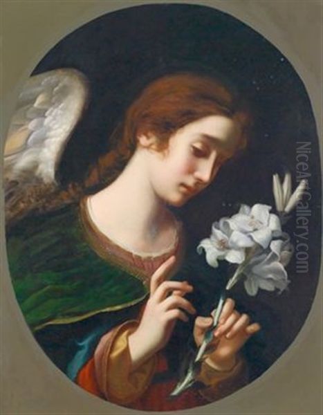 Ein Engel Von Einer Verkundigung by Carlo Dolci