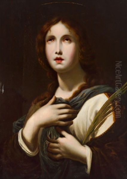 Eine Heilige Martyrerin Oil Painting by Carlo Dolci