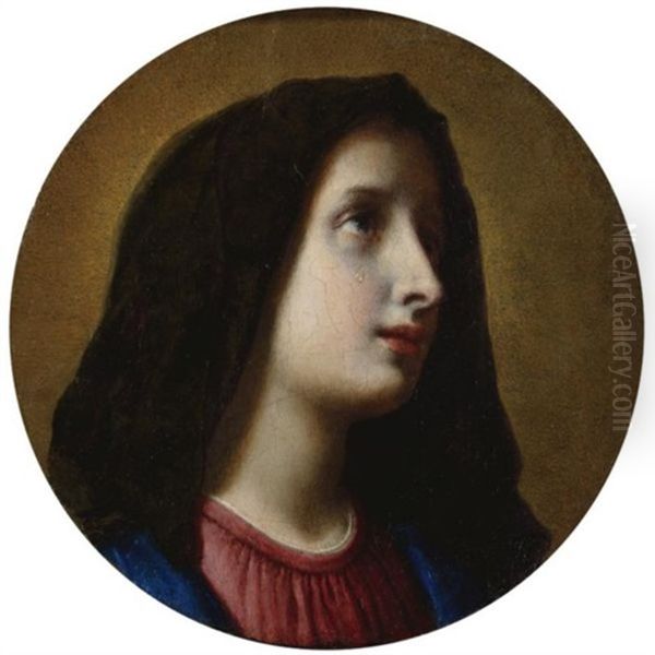 The Mourning Virgin (madonna Addolorata) Oil Painting by Carlo Dolci