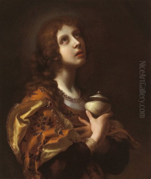 La Maddalena Penitente Oil Painting by Carlo Dolci