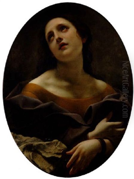 Alleogorisk Figur Forestallande Talmodigheten Oil Painting by Carlo Dolci