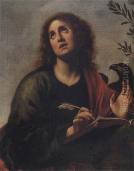 Evnagelisten Johannes Oil Painting by Carlo Dolci