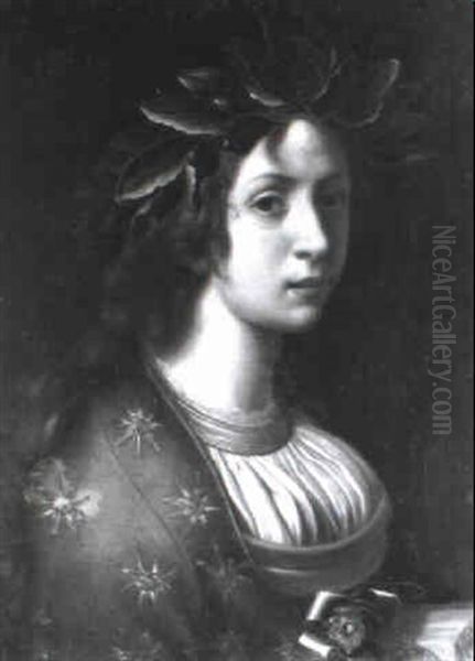 A Personification Of Fame Oil Painting by Carlo Dolci