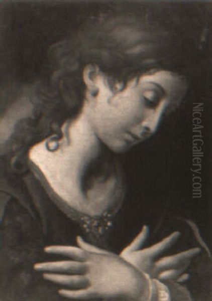 The Angel Annunciate Oil Painting by Carlo Dolci