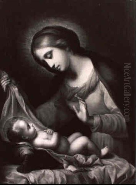 Madonna Mit Kind Oil Painting by Carlo Dolci