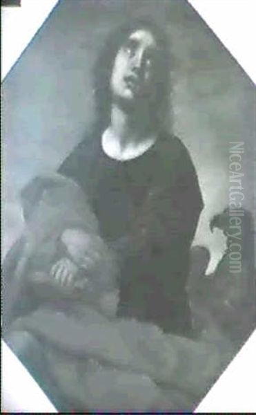 Saint Jean L'evangeliste Oil Painting by Carlo Dolci