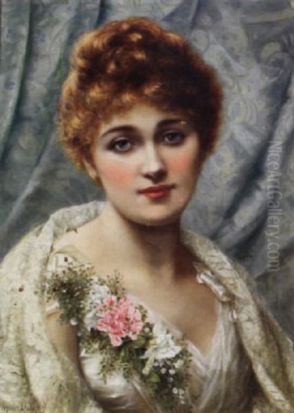 The Young Beauty Oil Painting by William Anstey Dolland