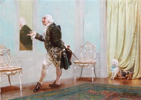 The Dandy Oil Painting by John Charles Dollman