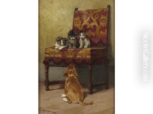 Coveted Chair Oil Painting by John Henry Dolph