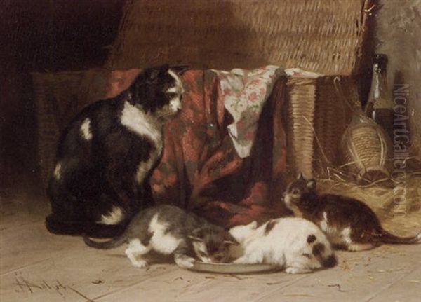 Minding Her Litter by John Henry Dolph