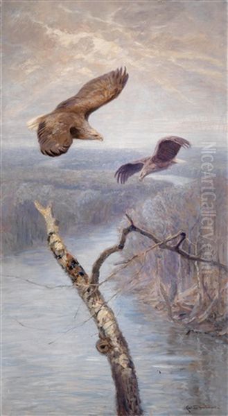 Adler Im Flug by Carl von Dombrowski