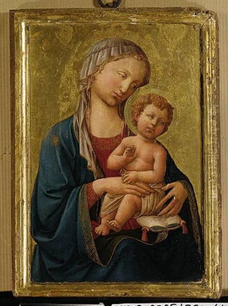 The Madonna And Child Oil Painting by  Domenico di Michelino