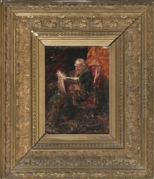 El Bibliofilo Oil Painting by Francisco Domingo Marques