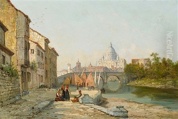 Rom Oil Painting by William Raymond Dommersen