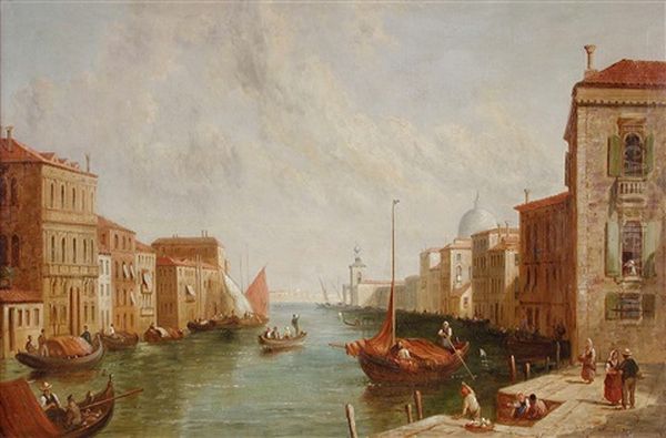 Canal A Venecia by William Raymond Dommersen