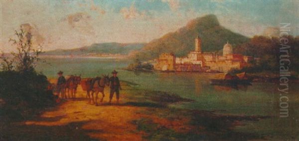 Chiusi Italy Oil Painting by William Raymond Dommersen