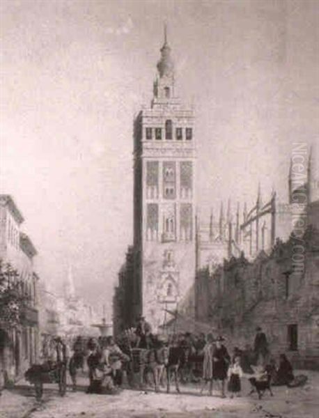 Seville Oil Painting by William Raymond Dommersen