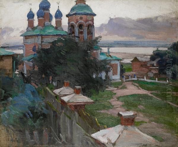 Murom Oil Painting by Abram Efimovich Arkhipov