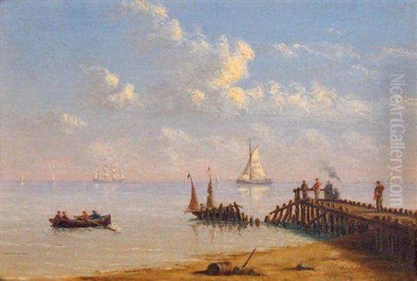 Le Depart Oil Painting by Pieter Cornelis Dommershuijzen