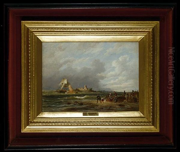 Provisioning The Ships Oil Painting by Pieter Cornelis Dommershuijzen