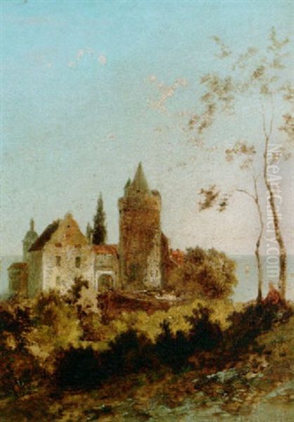 The Convent At Bennebroek, Holland Oil Painting by Pieter Cornelis Dommershuijzen