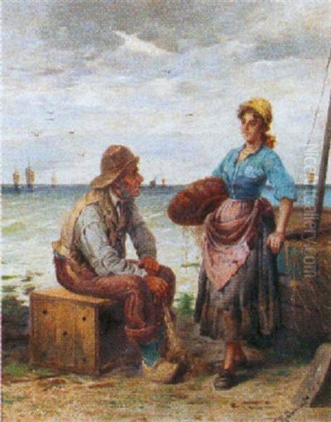 En Passiar Oil Painting by Frederick Reginald Donat